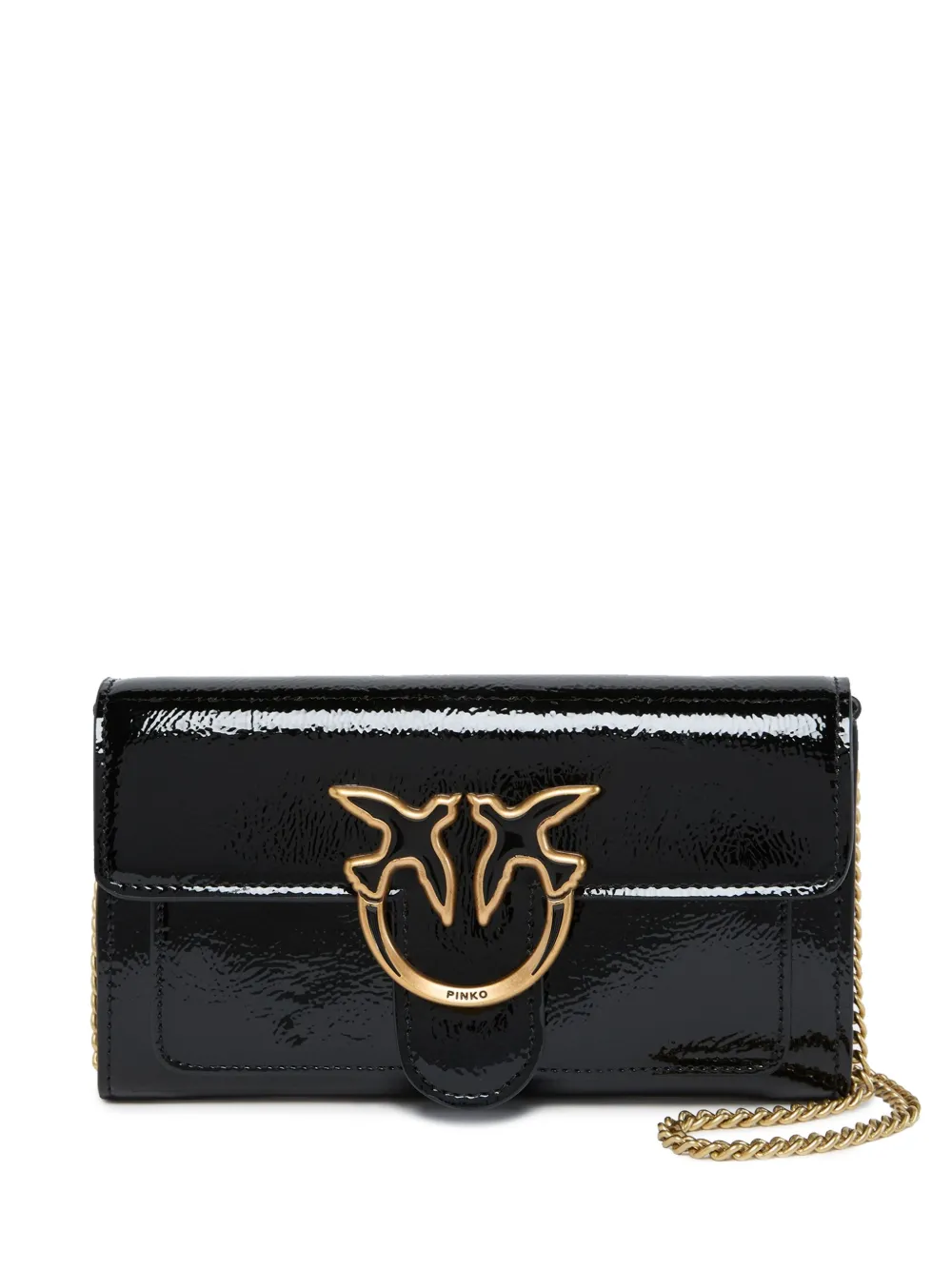 PINKO Love Birds mini-tas Zwart