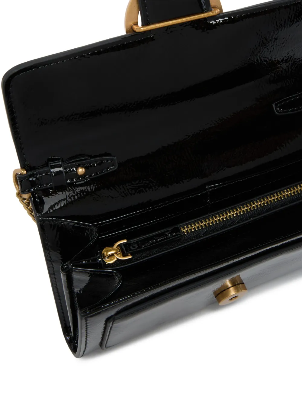 PINKO Love Birds mini-tas Zwart