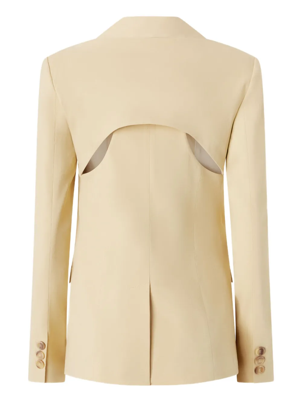 PINKO Blazer met enkele rij knopen - Beige