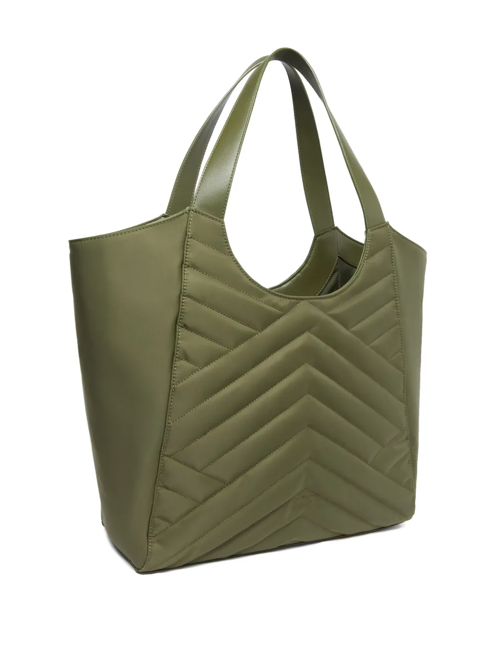 PINKO quilted tote bag - Groen