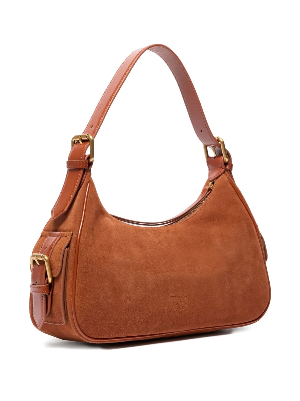 PINKO suede shoulder bag - Bruin