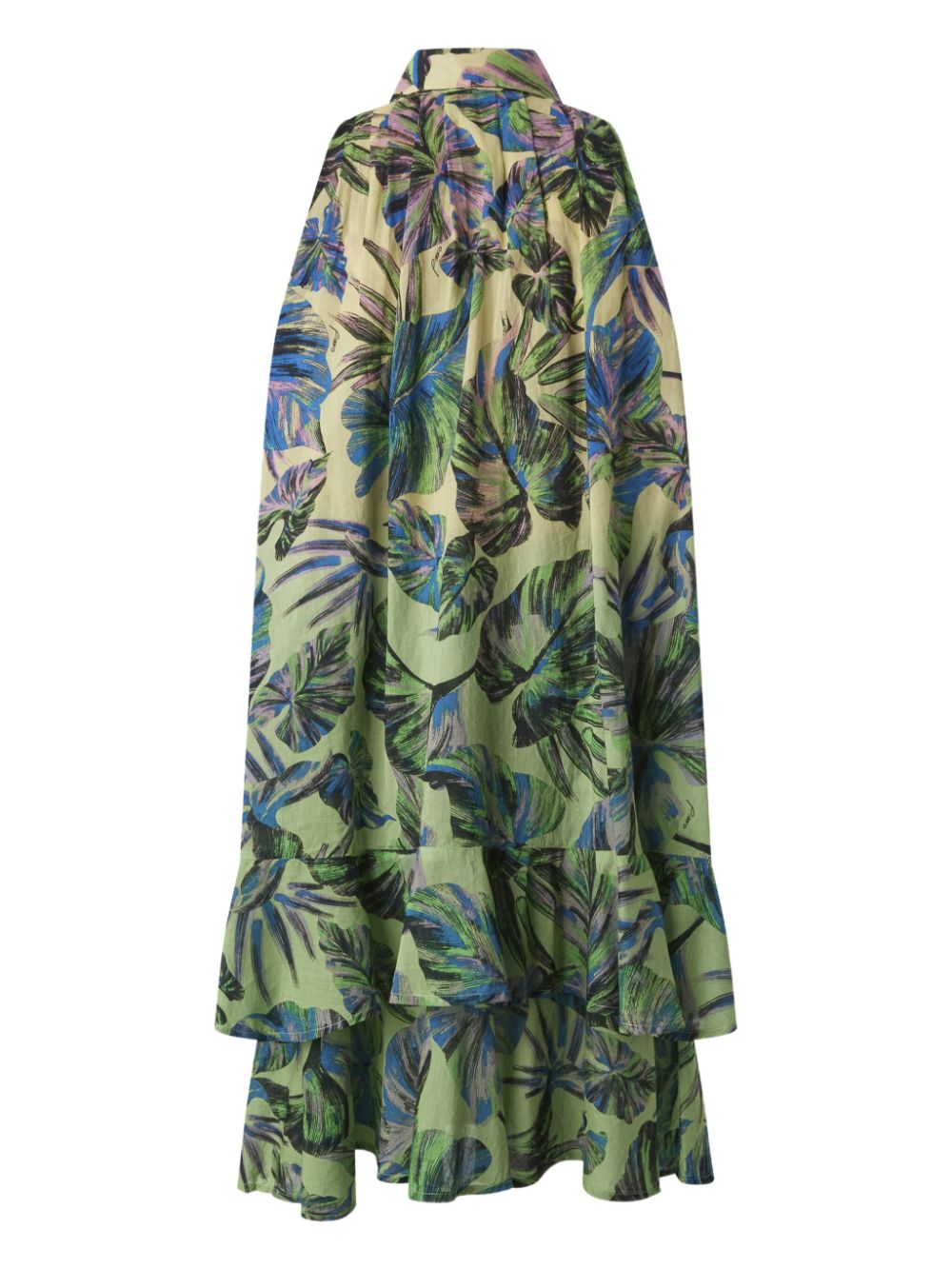 PINKO floral-print maxi dress - Geel