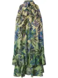 PINKO floral-print maxi dress - Yellow