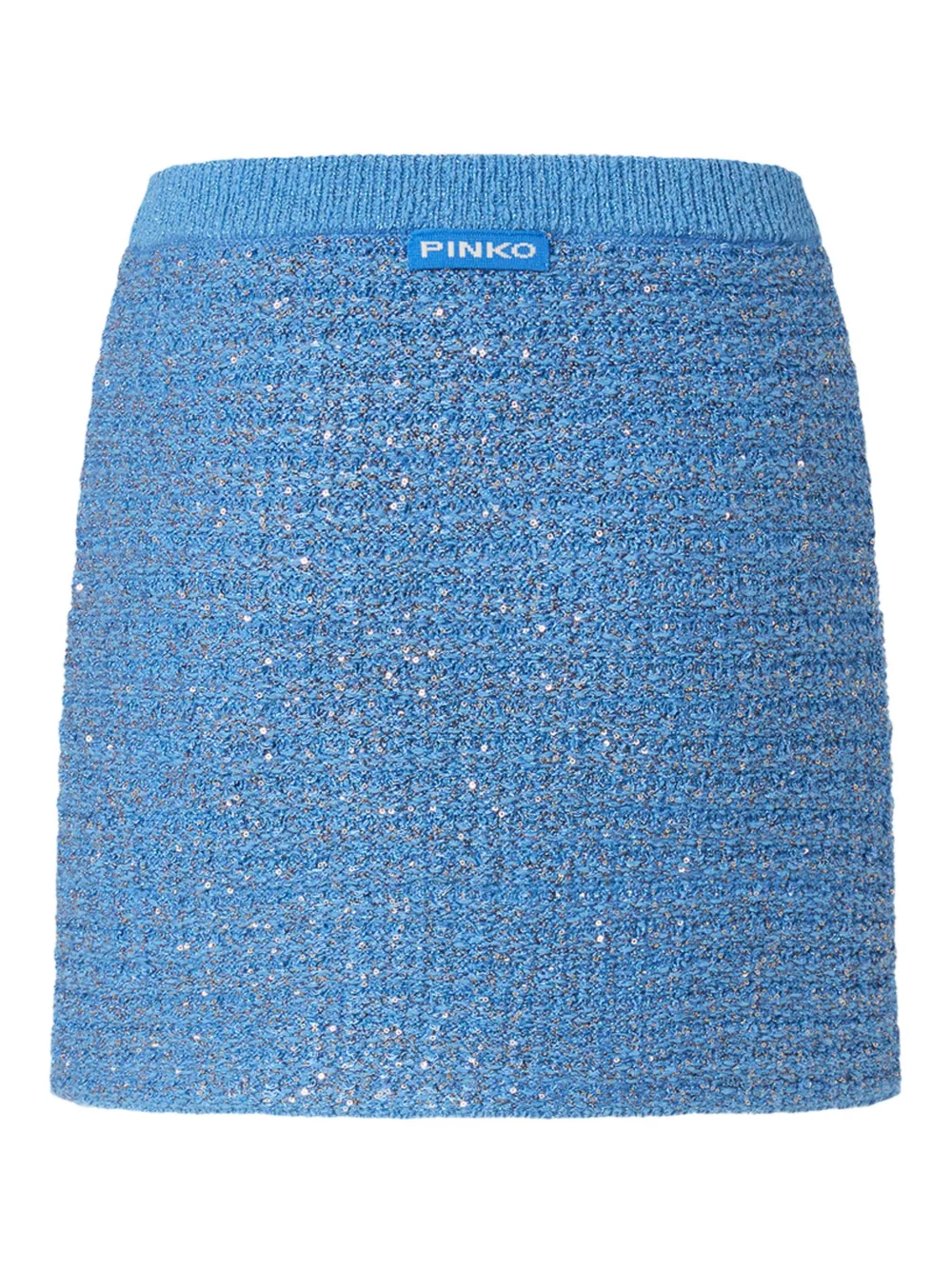 PINKO tweed mini skirt - Blauw