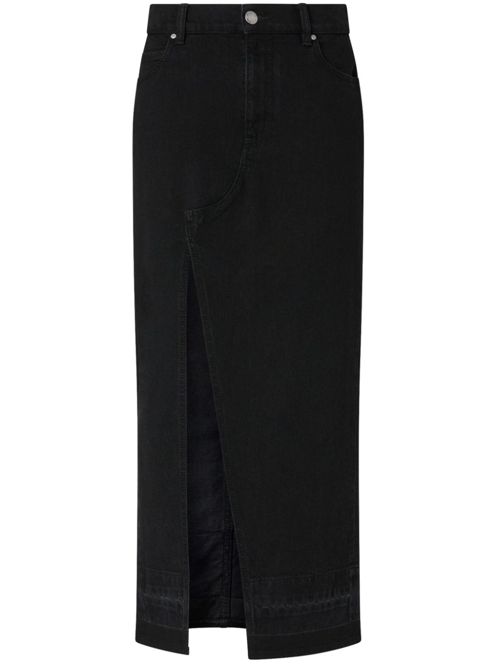 PINKO denim maxi skirt – Black