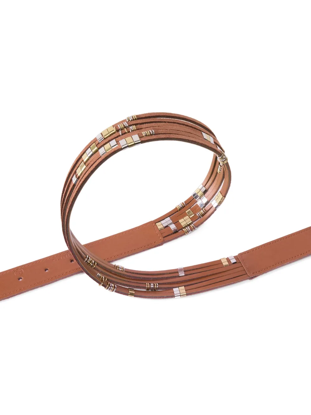 PINKO Suède riem Bruin