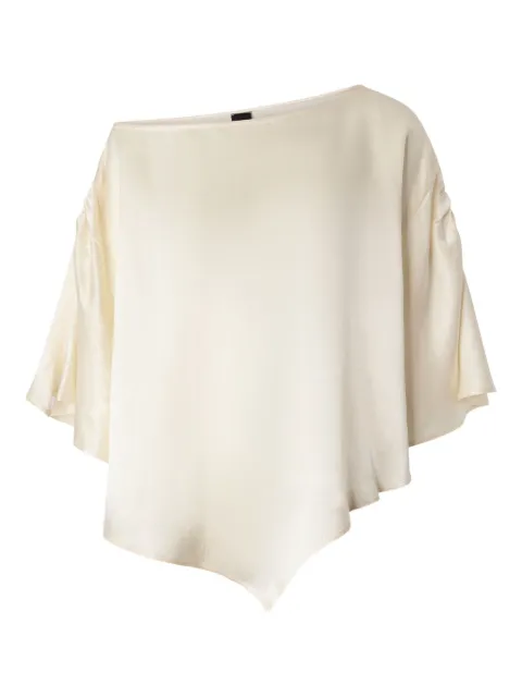 PINKO asymmetrical ruffled top