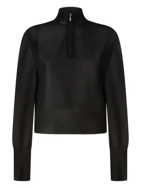 PINKO x Patrick McDowell half-zip blouse