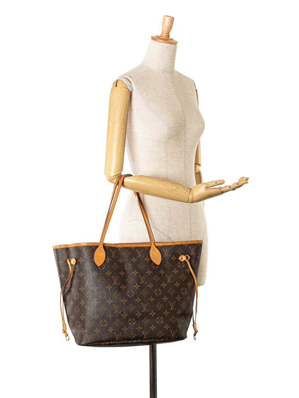 Louis Vuitton Pre-Owned 2009 Monogram Neverfull MM tote bag - Bruin