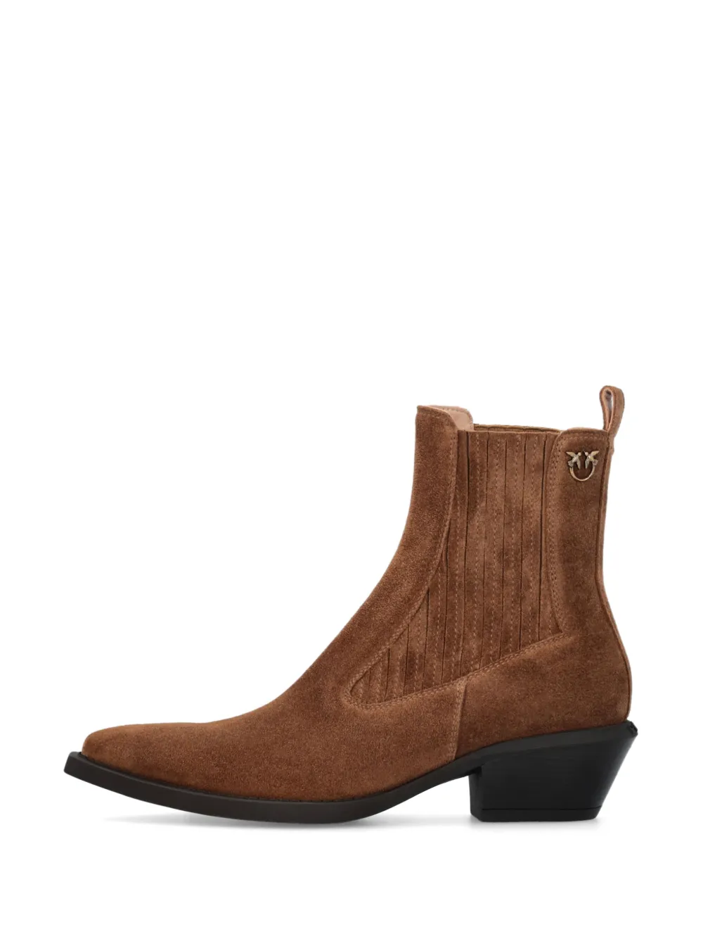 PINKO suede ankle boots Brown