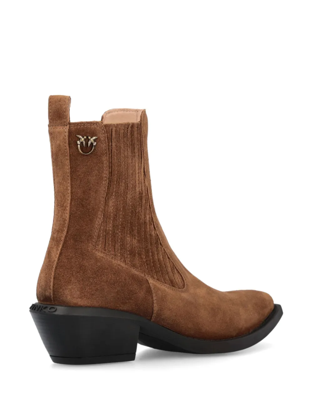 PINKO suede ankle boots Brown