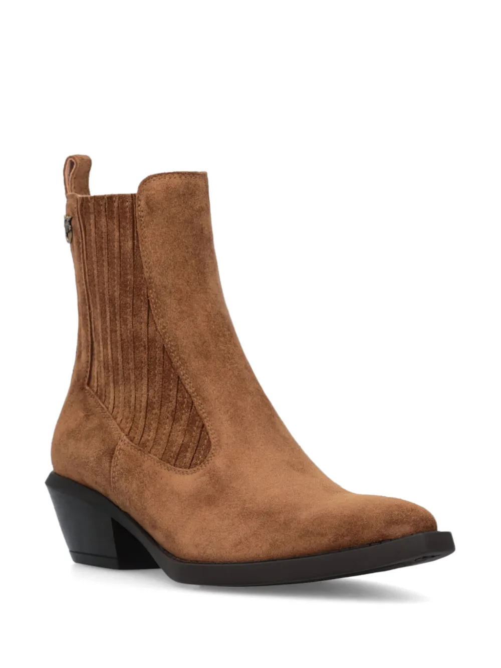 PINKO suede ankle boots Brown