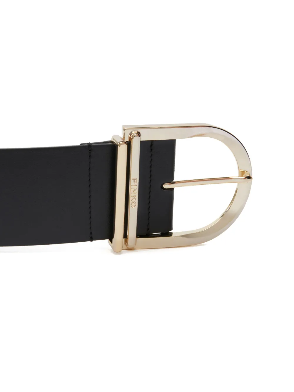 PINKO Leren riem Zwart