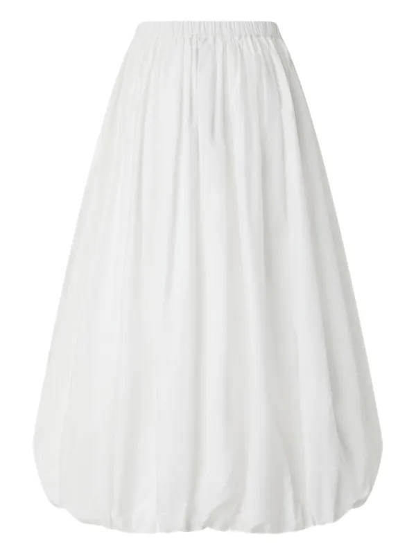 スカート PINKO 105183A2LD Skirts White Pleated poplin mini balloon skirt PINKO → Shop Online