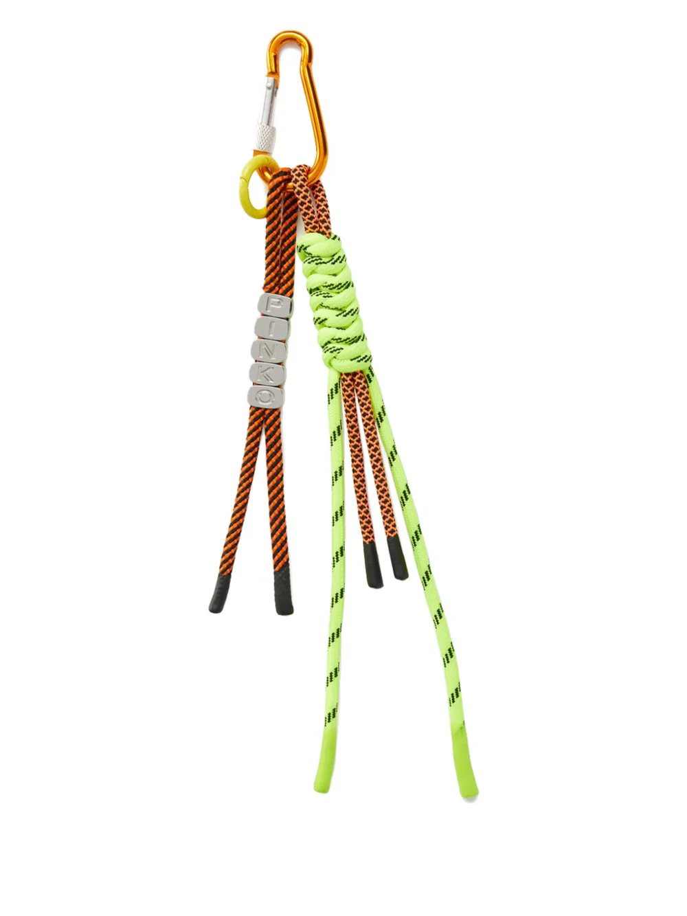 PINKO LOGO-PLAQUE BAG CHARM