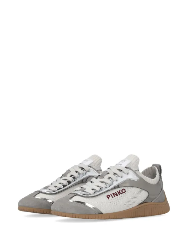 スニーカー PINKO 'Portland' sneakers Silver PINKO Panelled Sneakers | Silver | FARFETCH