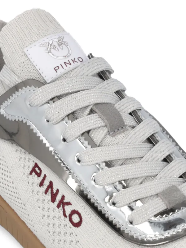 スニーカー PINKO Woman Sneakers Silver SS0091T033 ZZF PINKO Panelled Sneakers | Silver | FARFETCH