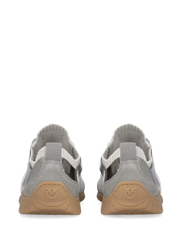 スニーカー PINKO SNEAKERS PINKO logo-patch mirror-detailed Sneakers | White | FARFETCH