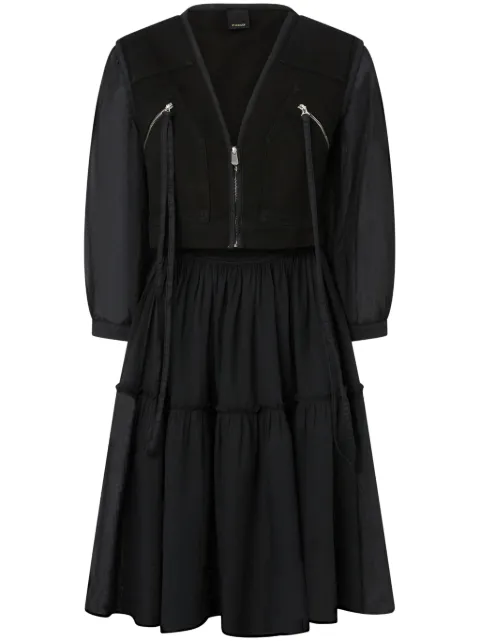 PINKO zipped midi dress 