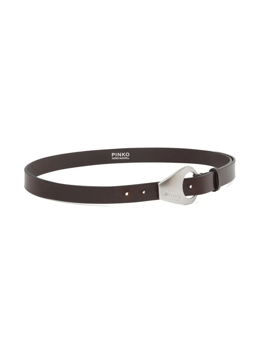 PINKO Leren riem - Bruin