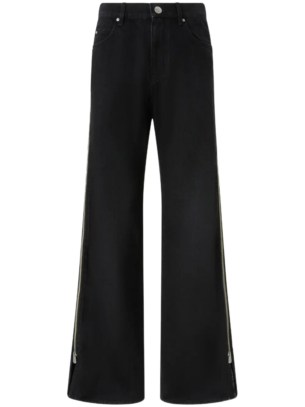 PINKO Jeans met rits aan de zijkant Zwart