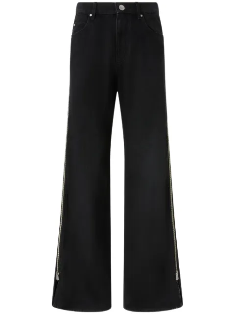 PINKO side-zipped jeans