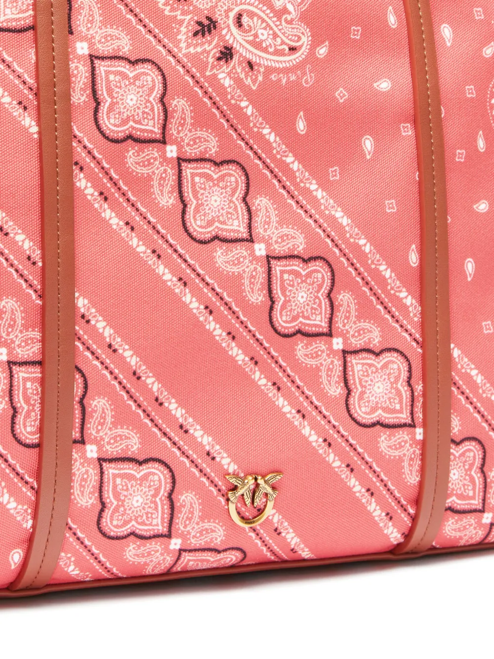PINKO Shopper met paisley-print Roze