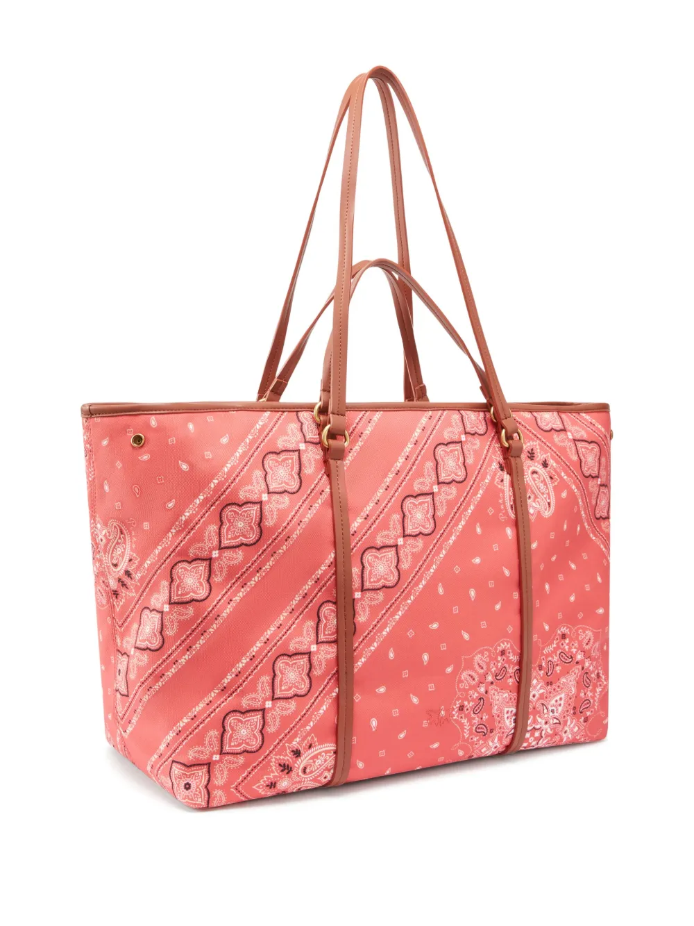 PINKO Shopper met paisley-print - Roze