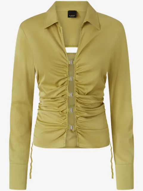PINKO camisa fruncida