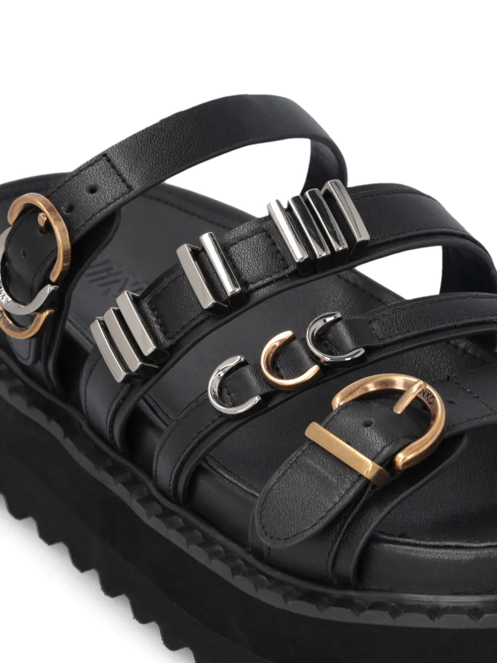 サンダル・ミュール PINKO Women Sandals SD0301 P077 Black PINKO | Black Women's Sandals | YOOX