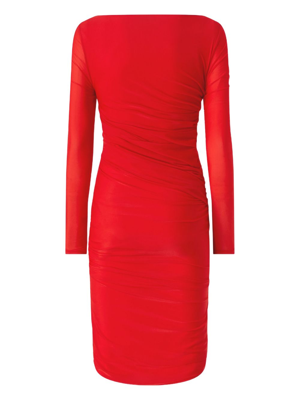 PINKO Gesmockte jurk - Rood