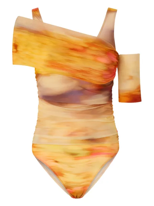 Body à imprimé abstrait - PINKO - Modalova