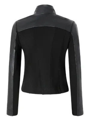 ジャケット PINKO Woman Jacket Pearl 104852A2EK I12 Pinko Eleodoro shiny nylon pea jacket for women 101597a11k