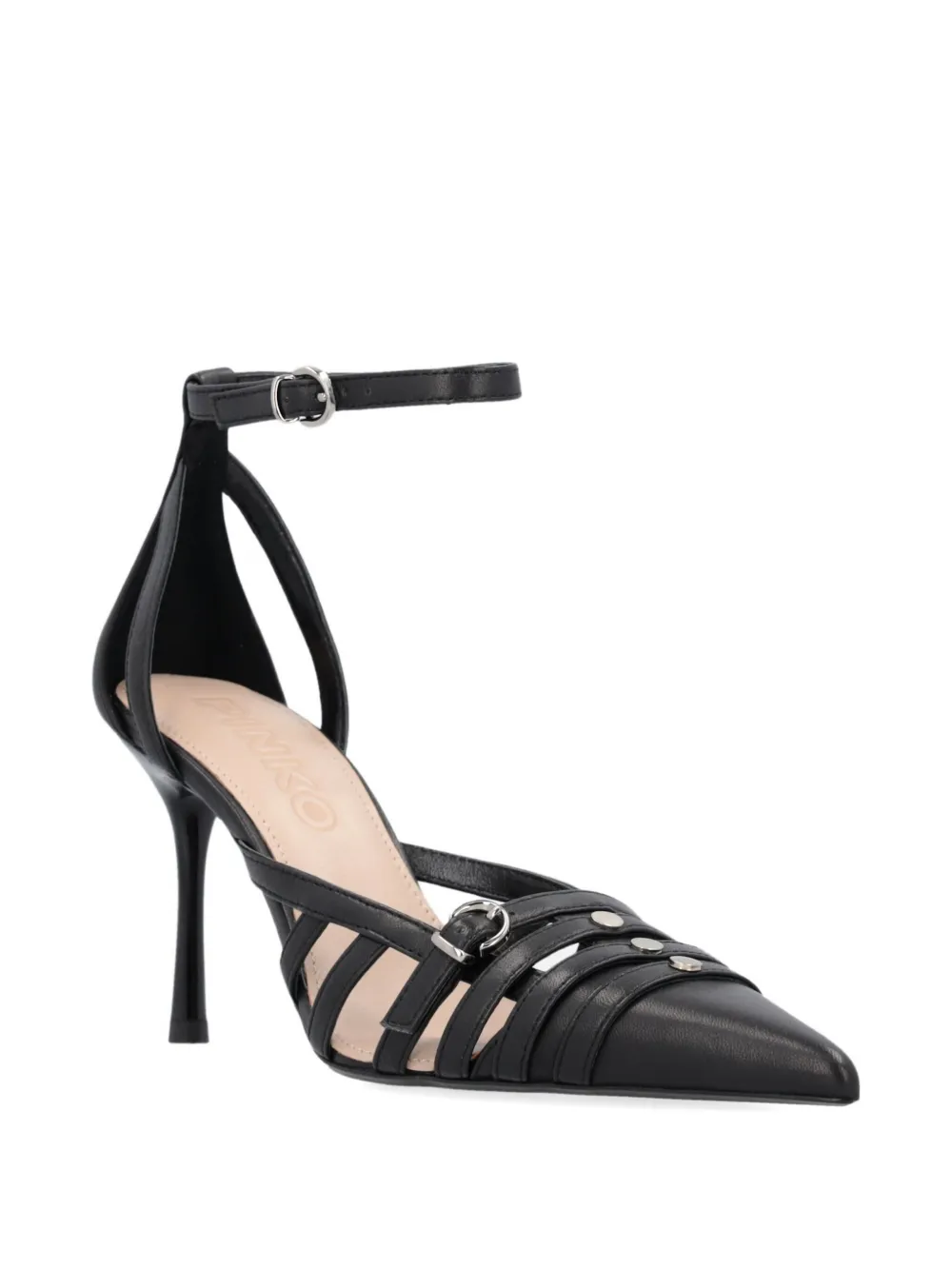 PINKO 85mm pointed-toe pumps Black