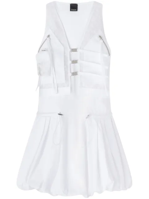 PINKO vestido corto con hebilla