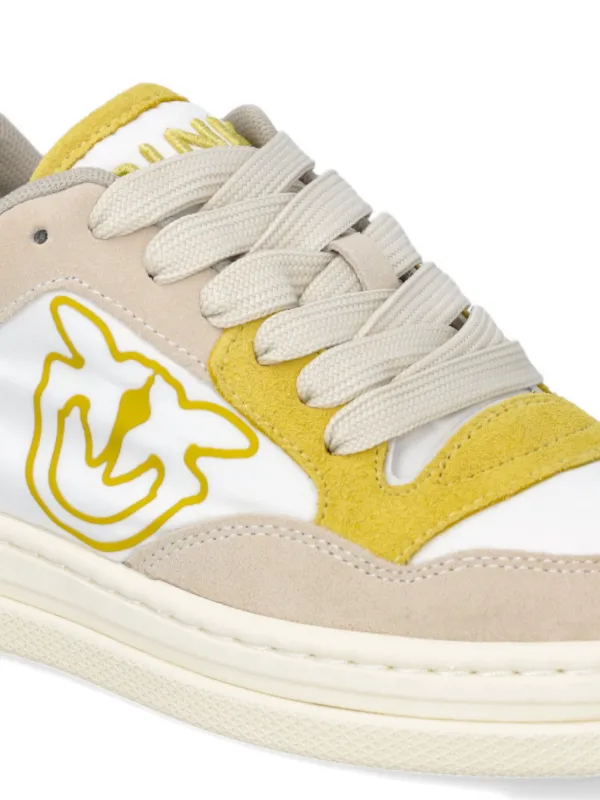 スニーカー Pinko Faux Leather Sneakers PINKO Leather Sneakers | White | FARFETCH