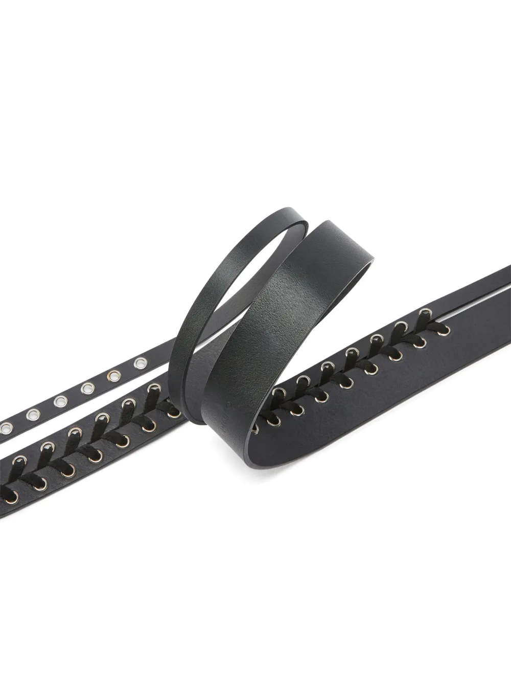 PINKO Riem met metalen ringlets Zwart