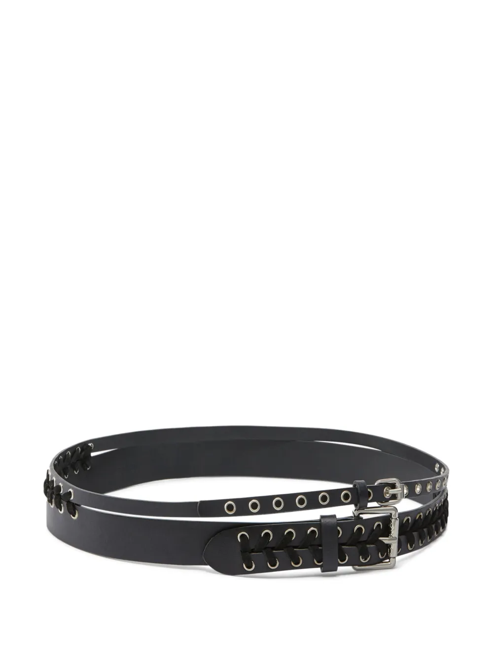 PINKO Riem met metalen ringlets Zwart