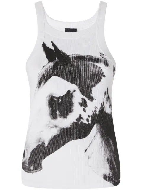 PINKO horse-print tank top 