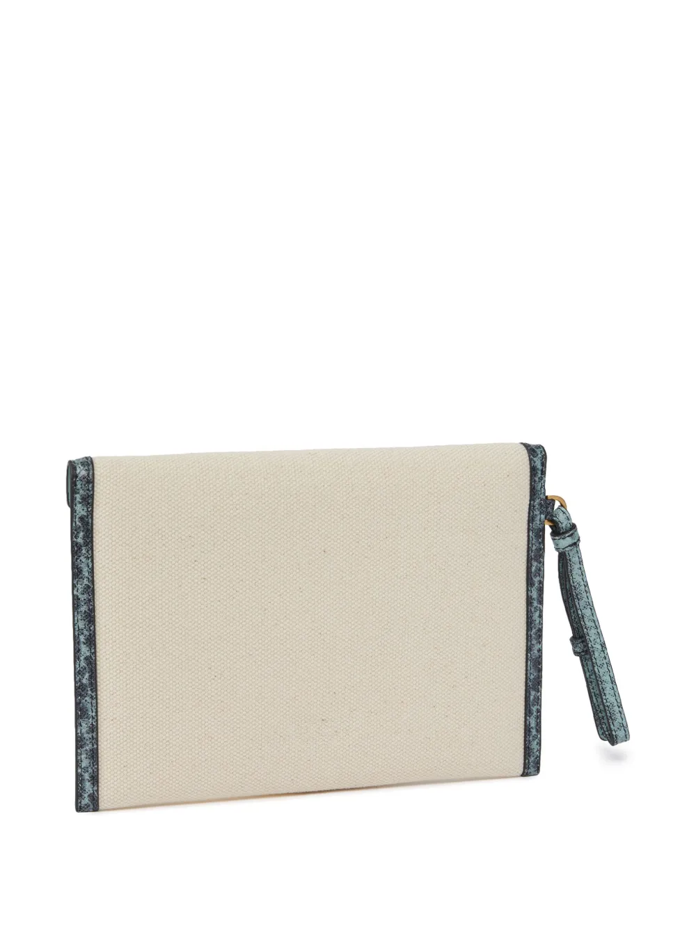 PINKO Canvas clutch - Beige