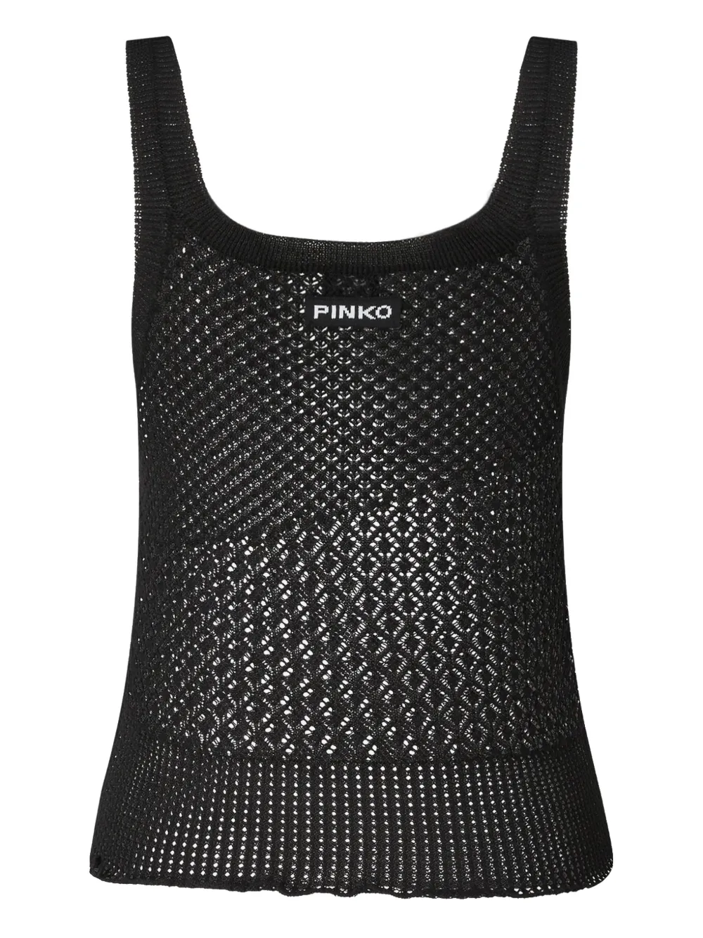 PINKO perforated top - Zwart