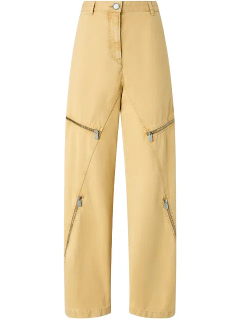PINKO wide-leg cotton trousers