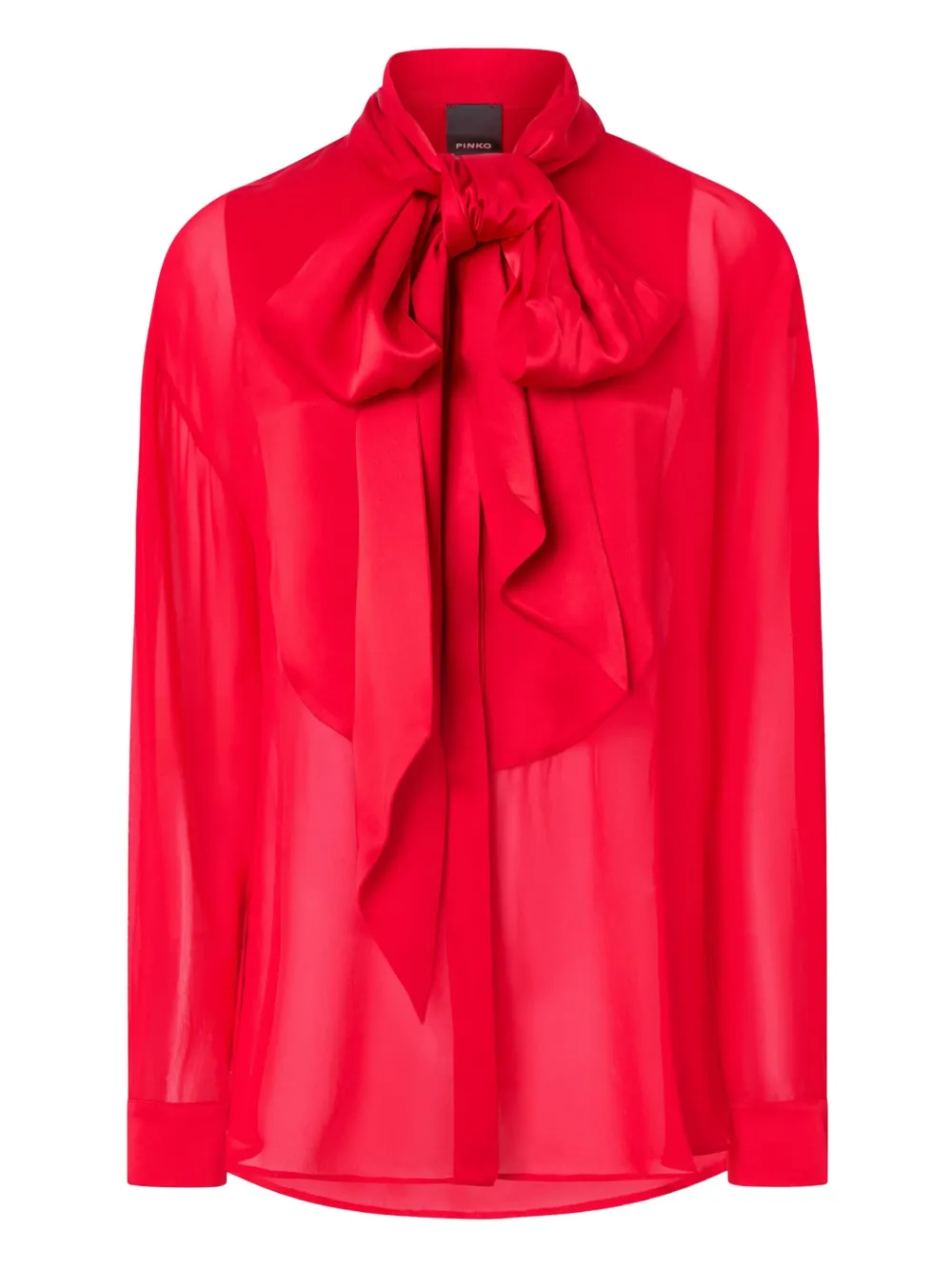 PINKO Shirt met strikdetail Rood
