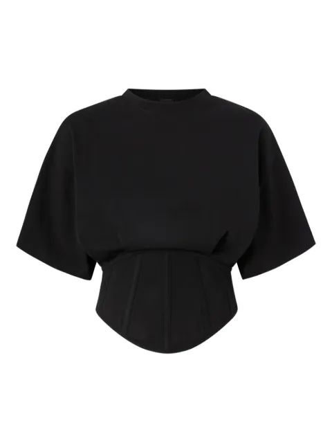 PINKO corset-bodice T-shirt