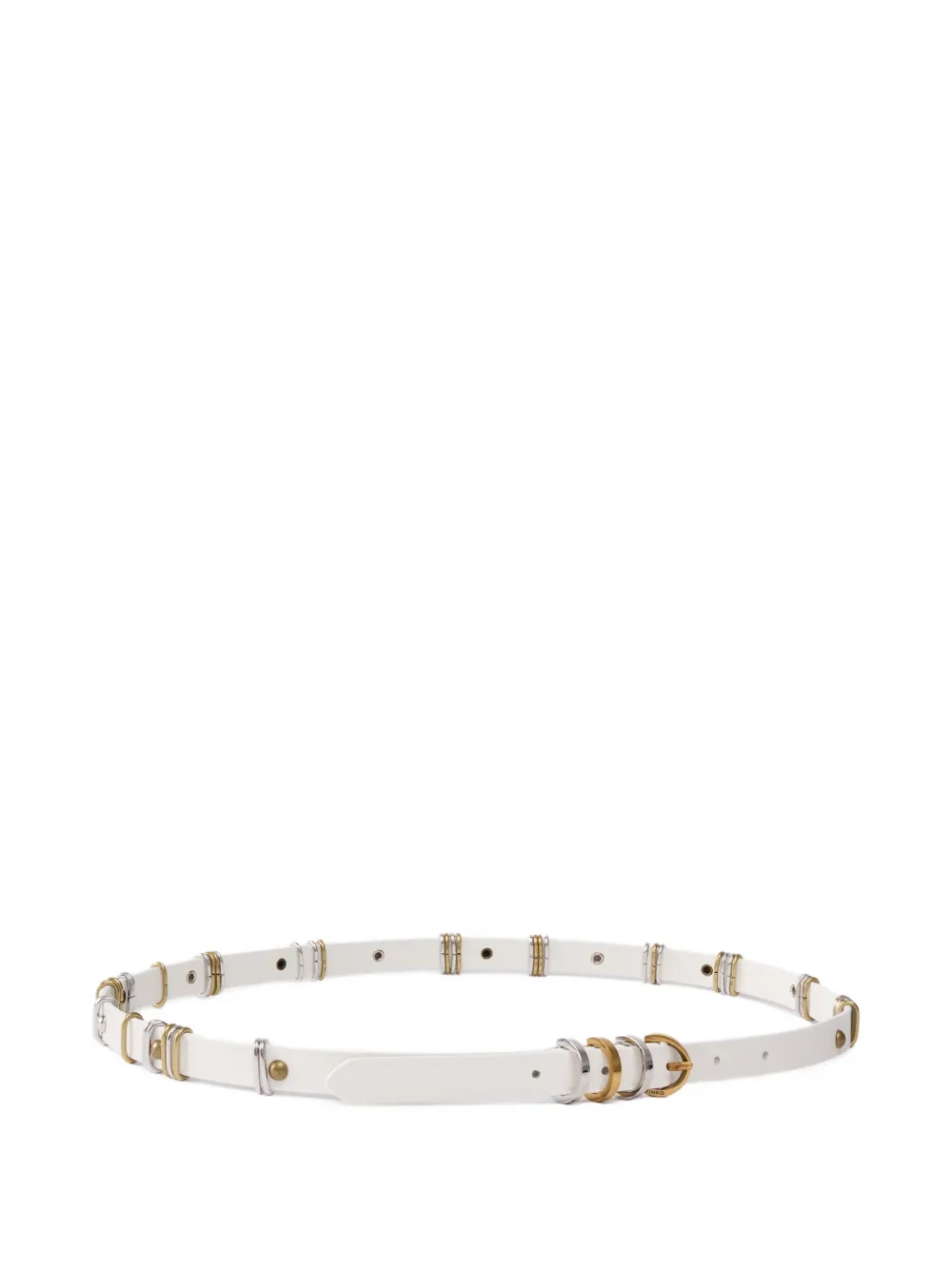 PINKO Verfraaide riem - Wit