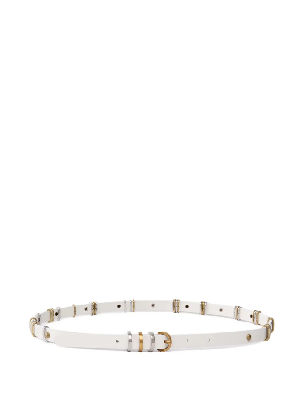 PINKO Verfraaide riem Wit