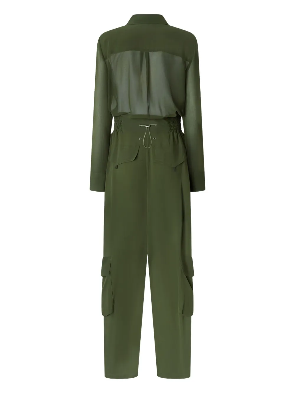 PINKO cargo jumpsuit - Groen