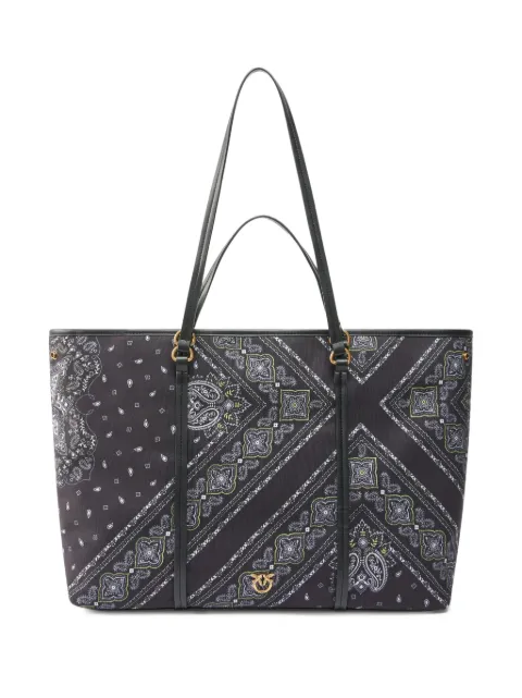 PINKO bandana-print tote bag