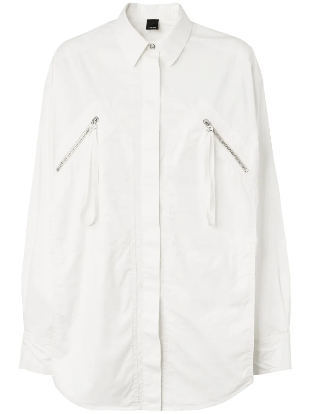 PINKO zipped pockets shirt | White | Image 1