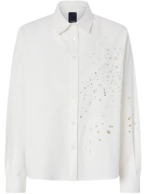 PINKO chemise en coton - Blanc - PINKO - Modalova